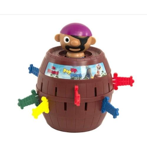 Novelty Toy Tricky Pirate Barrel Game for Kids and adults Lucky Stab Pop Up Pirate Game Toys Intellectual Game For Kids
