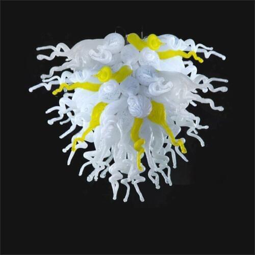 2019 New Arrival Hand Blown Glass Ceiling Lights Customized Colored Blown Glass Pendant Lamps for Hotel Lobby Decor