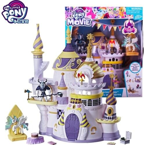 Original My Little Pony Canterlot Castle Toys Friendship Magic Friends Crystal Little Baby Christmas Birthday Gift Girl Bonecas