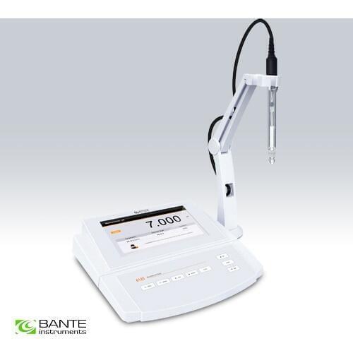 Brand BANTE Professional Laboratory pH Meter intelligent benchtop pH ORP meter tester 0.002pH 7 inch TFT display 1000 data sets