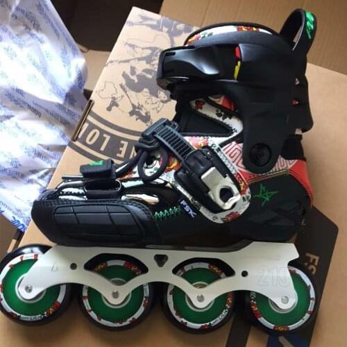 2018 Limited POWERSLIDE S4 Professional Slalom Skates Adult Roller Skating Shoes Sliding Free Skating Patines Inline Skates Japy