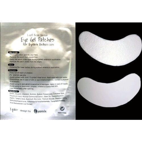 Thinest 200 pairs silk eye pads, under eye patch,eyelash extension lint free eye pads