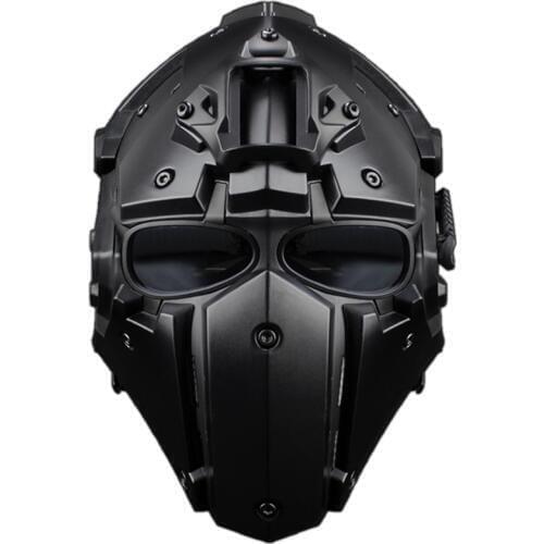 WST Tactical Hunting Helmet for Outdoor Airsoft Protective Full Face Helmet Military Shooting Helmet Paintball Accessories