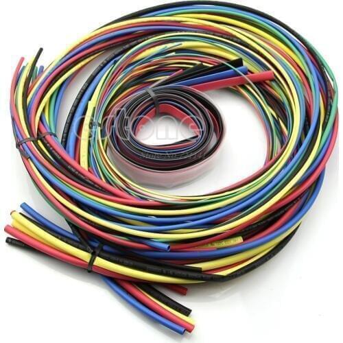 Heat Shrink Tubing 11 sizes 6 Colours Tube Sleeving Pack, 55M/Set Dropship
