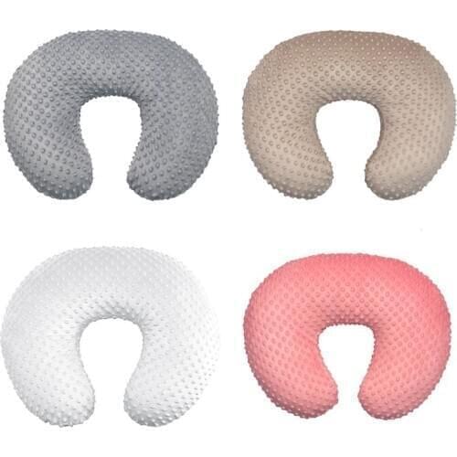 Nursing U-shaped Pillow Slipcover Baby Breastfeeding Removable and washable zipper Pillow Cover for Infants Various colors