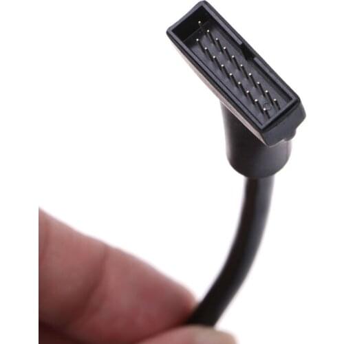 USB 2.0 9-Pin Housing Male To USB 3.0 20-Pin Motherboard Female Adapter Cable