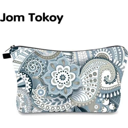 Waterproof Makeup bag for women Mandala printing for organizer cosmetic bag