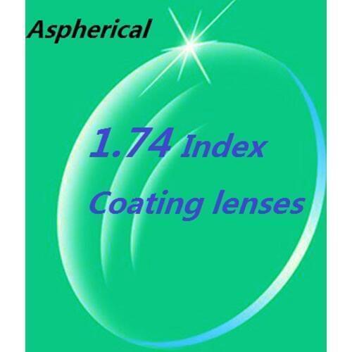 High quality 1.74 index +6.00 to +9.00 high diopter super slim prescription Aspherical multi-focus Hyperopia progressive lenses