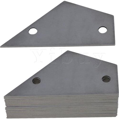 Yibuy 20 pieces Guitar Bass Fretboard Adjust Frets Leveling Tool Carbon Steel