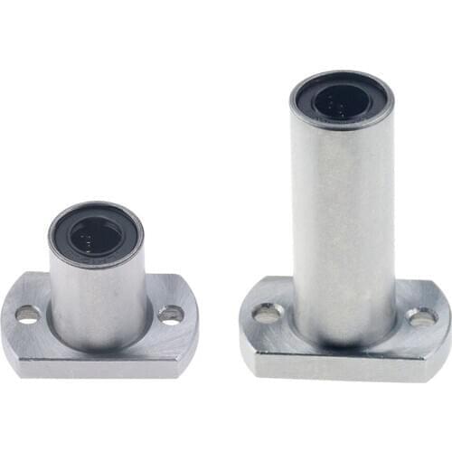 1PC LMH8UU LMH8LUU 8mm Flange Linear Bearing LMH6UU LMH10UU LMH12UU LMH13UU LMH16UU LMH20LUU for CNC 3D printer linear Rod