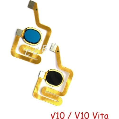 5pcs For ZTE Blade V10 V10 Vita Fingerprint Sensor Flex Cable Home Back Button Key Touch ID Repair Parts