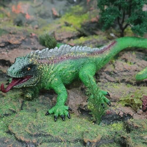 Big Chameleon Lizard Animal Figure Collectible Toys Wild Animal Cognition Action Figures Kids Plastic Model Toys