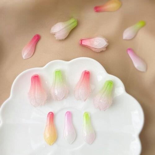 Aesthetic simulation three-dimensional magnolia petal jewelry material diy earrings antique headwear jewelry hairpin pendant