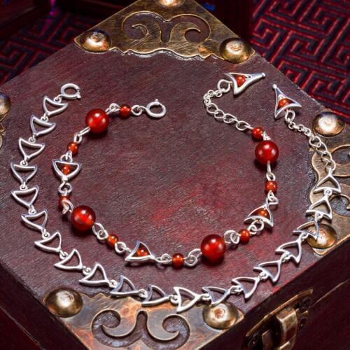 The Legend of Qin anime figure ChiLian 925 sterling silver anime bracelet comics cartoon women gift