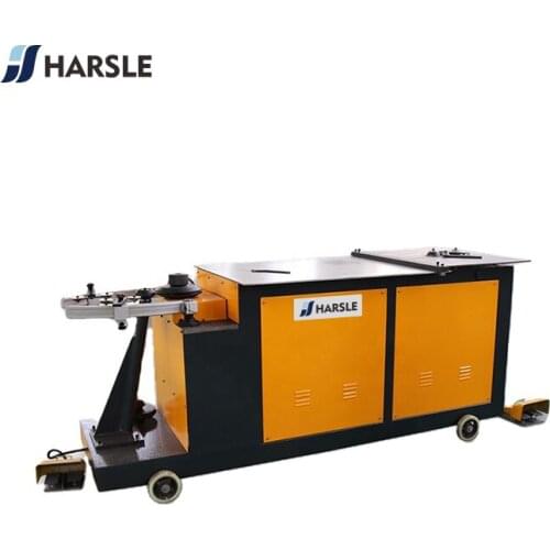 HARSLE Horizontal Shrimp Elbow Beading Equipment for Air Duct Forming Bending Machine