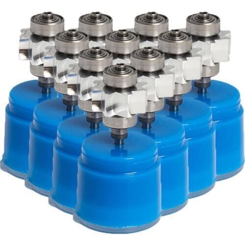 10pcs Rotor Cartridge for TOSI TX-164 Dental LED High Speed Handpiece Torque Head Push TU Dental Air Turbine Original