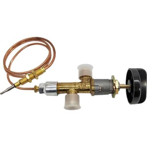 Propane Fireplace Fire Gas Control Valve with Thermocouple Knob Switch Propane Fits for Gas Grill, Heater