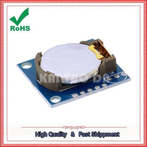 Tiny RTC I2C module 24C32 stores the DS1307 clock board