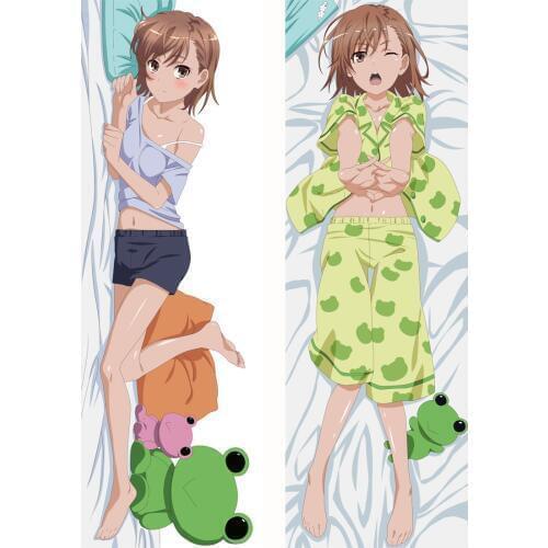 Mxdfafa Japan Anime Dakimakura Case Toaru Kagaku No Railgun Hugging Body Pillow Cases Otaku Female Pillowcase Cute Gift for Girl