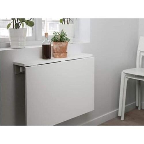 Wall Mounted Retractable Folding Table Lecture Desk 60x90 Cm