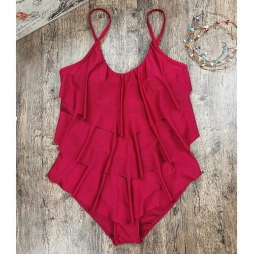 Красные слитные купальники NODELAY China At AliExpress