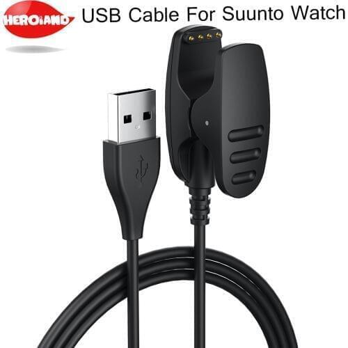 HeroIand 2018 New Smart Watch Strap USB Cable Charging Clip Magnetic Charger Data Charging Clip Charger Cable For SUUNTO Watch