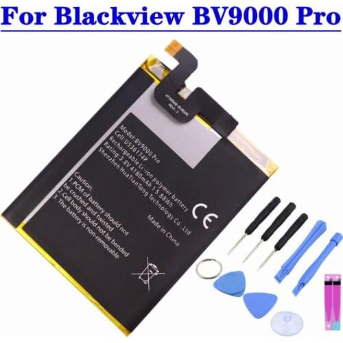 New 4180mAh U536174P BV9000 Battery For Blackview BV9000 Pro BV9000pro Mobile Phone Replacement Batteries + Tools