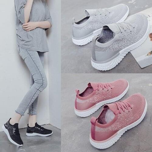 Feizhi Womens Sports Shoes Breathable Mesh Running Shoes Womens Wear-resistant Fitness Shoes 2021 Spring And Summer