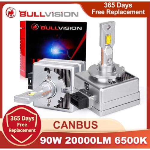 20000LM D1S LED D1R D2S D3S Canbus LED Headlight Bulb Plug And Play Replacement Original HID D2R D4S D4R D5S D8S Led 6500K 2Pcs