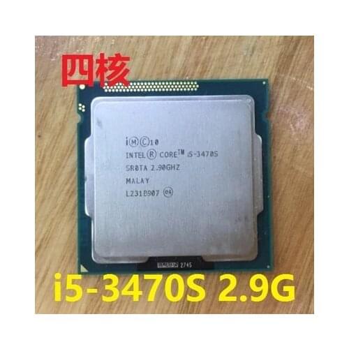 Intel Core i5 3470S 2.9GHz 5GT/s 4x256KB L2/6MB L3 Socket 1155 Quad-Core CPU free shipping