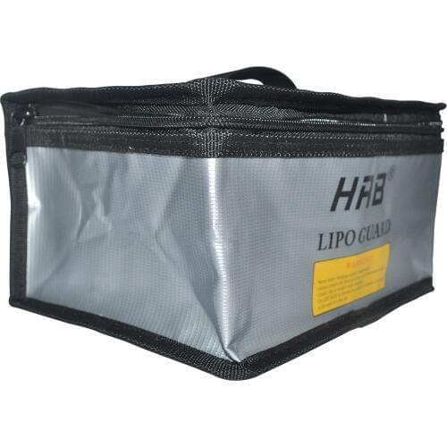HRB 215x155x115mm Fireproof Rc LiPo Battery Portable Explosion-Proof Safety Bag Safe Guard Charge Sack