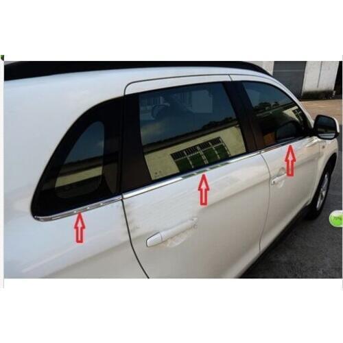 Chrome Under Window Trim Kit For OUTLANDER SPORT RVR ASX 2010 2011 2012 2013