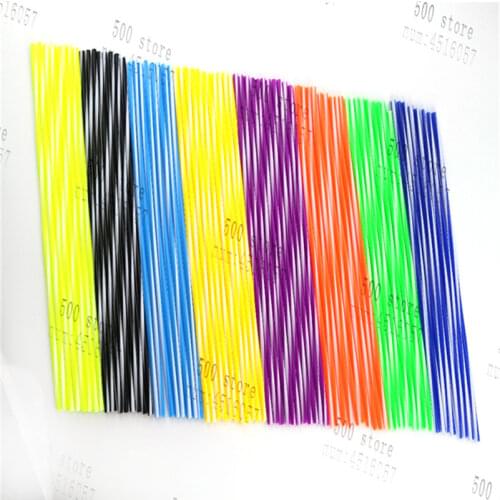 Cool spoke covers double color Wheel Rim Spoke Shrouds Skins Cover Universal for Motorcycle Dirt Bike Enduro Off Road