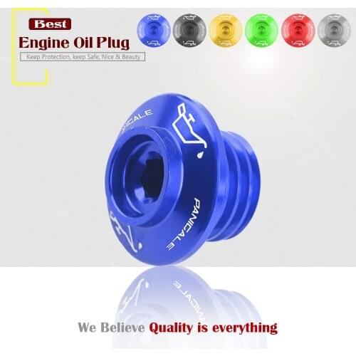 Motorcycle CNC Engine Plug Cover Caps Screws Filter Oil Bolt for Ducati 848 899 959 1299 Panigale R/S/RF