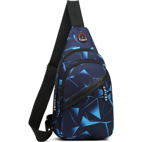 Mens Multifunction Shoulder Bag Chest Bags Waterproof Travel Crossbody Pack Cross Body Messenger Pack For Male Female Women