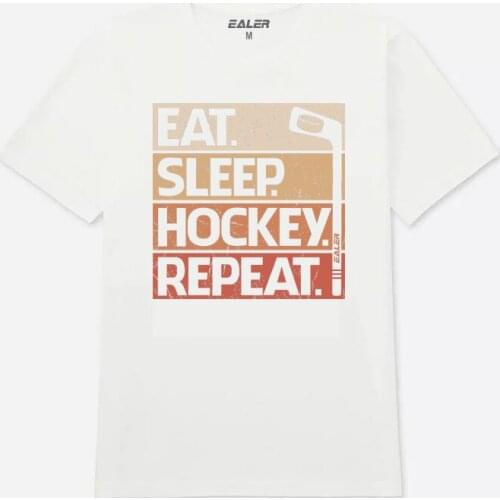2019 New Cool Hockey High quality Cotton Mens T Shirts With Printing Logo Casual Clothing
