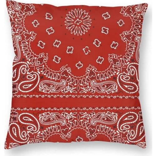 Bandana Pattern Throw Pillow Cover Decorative Pillow Creative Pillowcover Home Decor