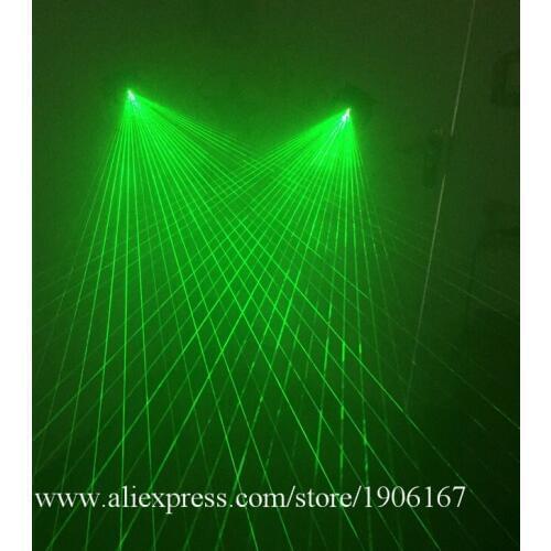 New Arrived Christmas Laser Gloves Green Laserman Gloves For Stage Laser Show Halloween Party Free Shipping