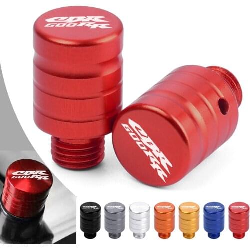 Motorcycle Mirror Hole CNC Aluminum Blanking Plugs Screws For Honda CBR 600 RR CBR 600RR CBR600rr All Year Universal M8 M10X1.25