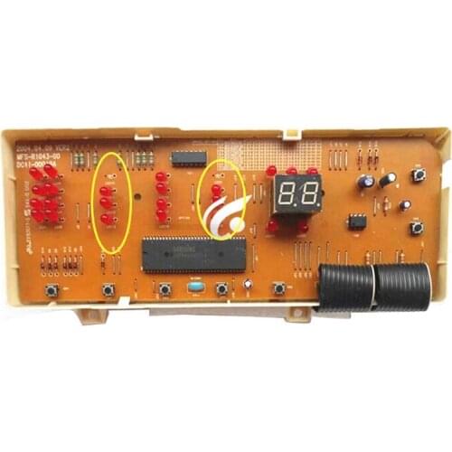 100% tested Original for washing machine Computer board MFS-R1043-00 DC41-00019A motherboard 23 light
