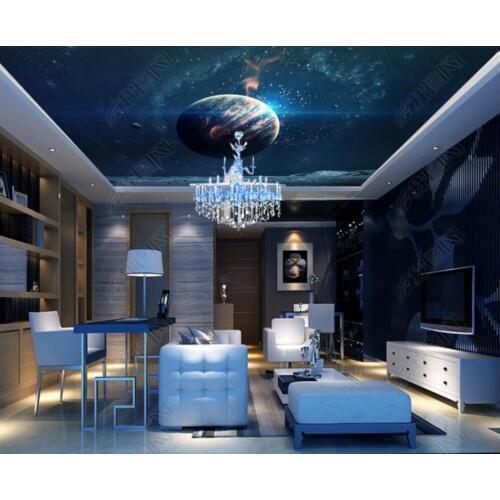 Custom photo wallpaper 3d ceiling wallpaper murals Starry sky living room bedroom ceiling zenith mural wall papers home decor