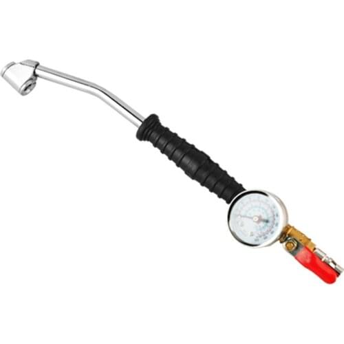 With Gauge Pressure Testing Tire Inflatable Rod Non-slip Handle Automobiles Car Repair Safe Switch Truck Mouth Rapid Cranking