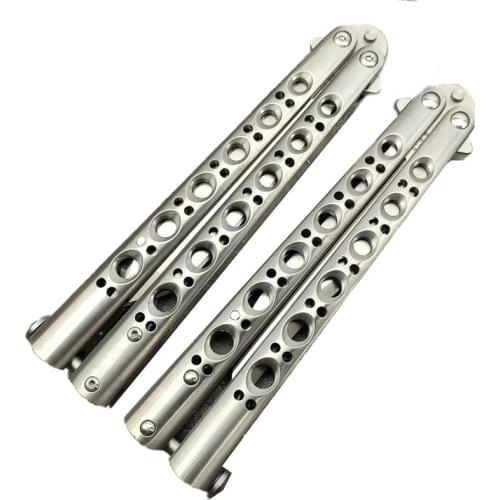 Baliplus balisong bm42 bm43 bm47 vg10 6-holes titanium butterfly trainer training knife Crafts Martial arts Collection knvies