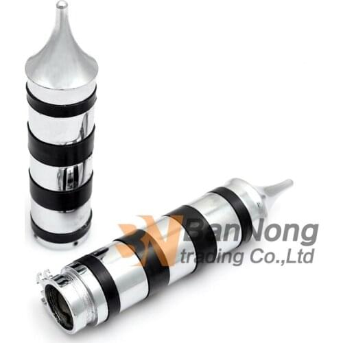 Motorcycle 25mm universal handlebar Metal handle grips For Kawaski vulcan400 XL 883 1200 Fat bob boy glide Magna Steed Shadow