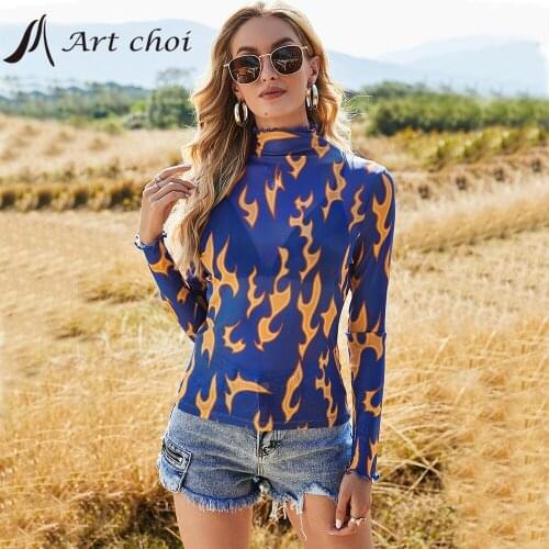 2021 Spring Autumn Winter Fashion T Shirt Women Print Casual Pullover Long Sleeve Elastic Tops Bodycon Stretch Bottom Base Shirt