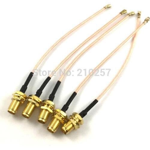 1PCS 10cm RG178 Sma Cable Straight SMA Female to uFL u.FL IPX Connector Pigtail Cable