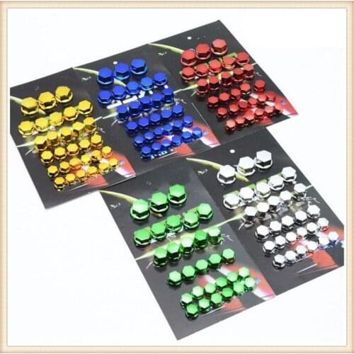 30PCS Motorcycle Accessories Head Screw Cover Decorative Parts for Kawasaki NINJA 300 250R ZX636R ZX6RR 400R