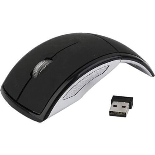 INGELON Wireless Mouse 2.4G Computer Mouse Foldable Travel Notebook Mute Mouse Mini Mice USB Nano Receiver for Laptop PC Desktop