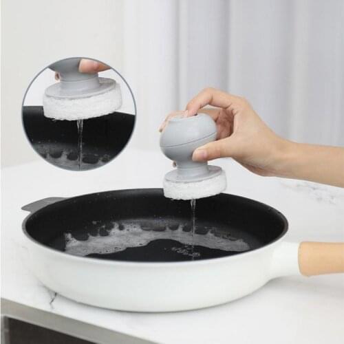 Cleaning Brushes Dish Washing Tool Soap Dispenser Refillable Pans Cups Bread Bowl Scrubber Kitchen Goods Accessories Gadgets