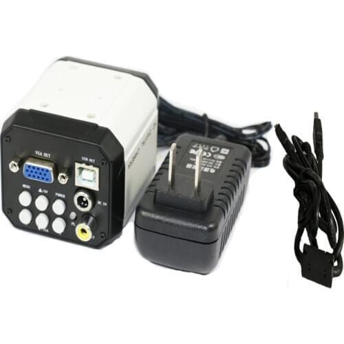 3 in 1 HD Digital Industrial Microscope Camera Magnifier VGA USB AV TV Video output PCB Lab phone repair with USB Cable free